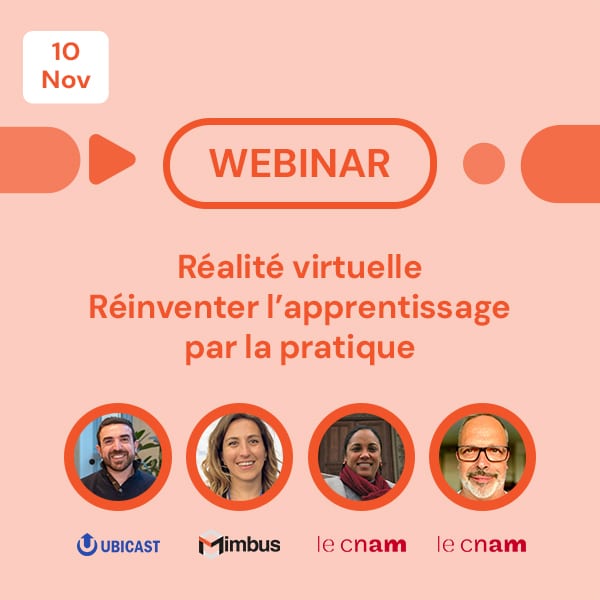 Webinar : réinventer l’apprentissage par la pratique avec la réalité virtuelle